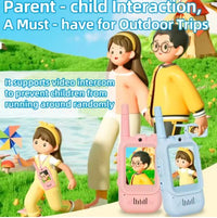 2Pcs Rechargeable Kids Video Walkie Talkie image 18